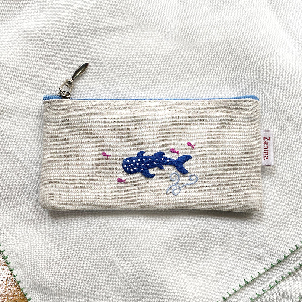 ミニポーチ ジンベエザメ – Zenma