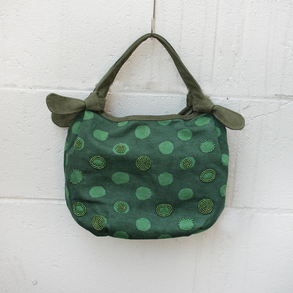 ビーズ刺繍バッグ ポルカドット – Zenma