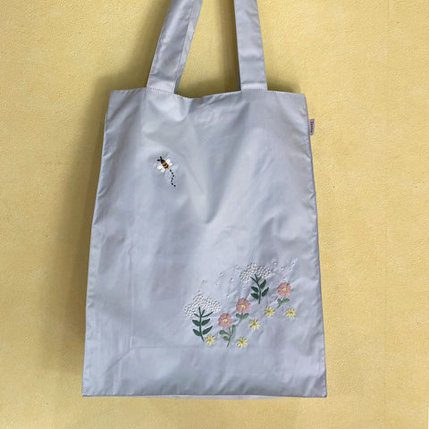 outlet 雨の日バッグ　花