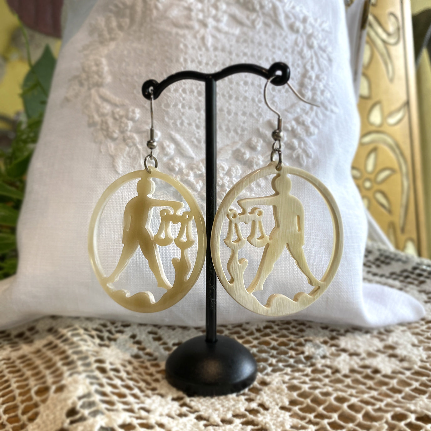TENTHOUSANDTHINGS/テンサウザンドシングス Turquoise earrings