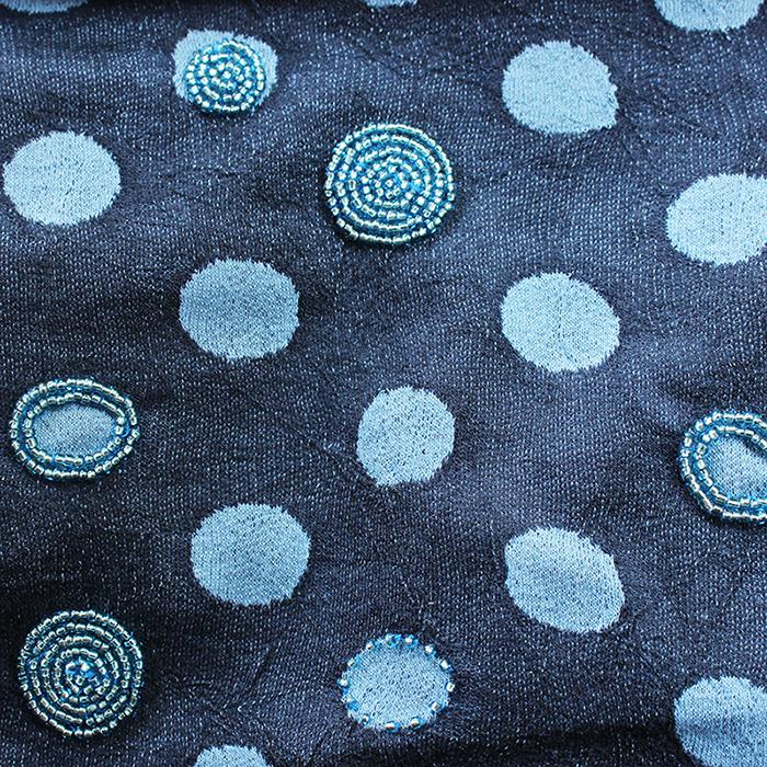 ビーズ刺繍バッグ ポルカドット – Zenma